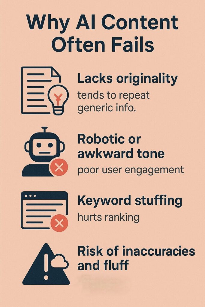 Why AI content often fails
